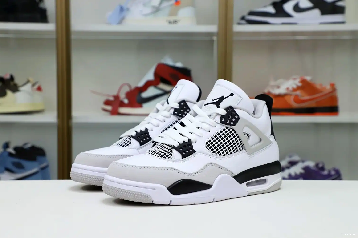 Kimikick 4 AIR JORDAN BLACK MILITARY 0606